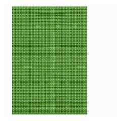 Green Knitted Pattern Small Garden Flag (two Sides) by goljakoff