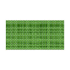 Green Knitted Pattern Yoga Headband by goljakoff