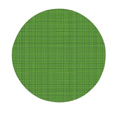 Green Knitted Pattern Mini Round Pill Box (pack Of 5) by goljakoff