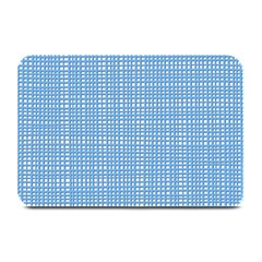 Blue knitted pattern Plate Mats