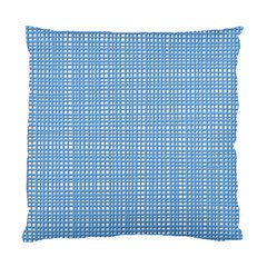 Blue knitted pattern Standard Cushion Case (Two Sides)