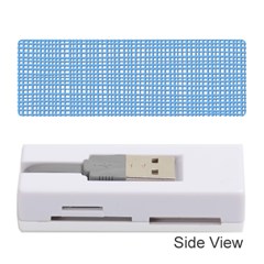 Blue knitted pattern Memory Card Reader (Stick)