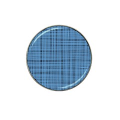 Blue Knitted Pattern Hat Clip Ball Marker (10 Pack) by goljakoff