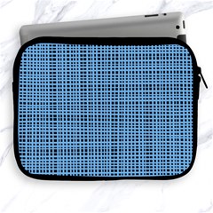 Blue Knitted Pattern Apple Ipad 2/3/4 Zipper Cases by goljakoff