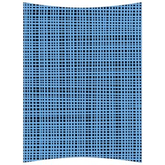 Blue Knitted Pattern Back Support Cushion by goljakoff