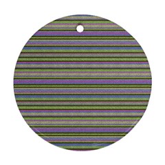 Line Knitted Pattern Ornament (round) by goljakoff