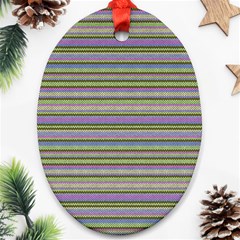 Line Knitted Pattern Ornament (oval) by goljakoff