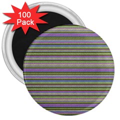 Line Knitted Pattern 3  Magnets (100 Pack) by goljakoff