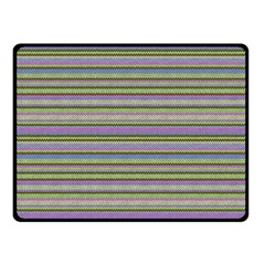 Line Knitted Pattern Fleece Blanket (small) by goljakoff