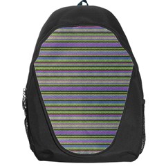 Line Knitted Pattern Backpack Bag by goljakoff