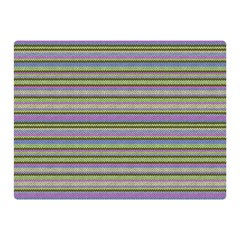 Line Knitted Pattern Double Sided Flano Blanket (mini)  by goljakoff