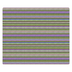 Line Knitted Pattern Double Sided Flano Blanket (small)  by goljakoff