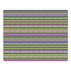 Line Knitted Pattern Double Sided Flano Blanket (large)  by goljakoff