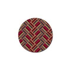 Zig Zag Knitted Pattern Golf Ball Marker (4 Pack) by goljakoff