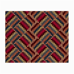 Zig Zag Knitted Pattern Small Glasses Cloth (2 Sides) by goljakoff