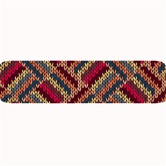 Zig Zag Knitted Pattern Large Bar Mats by goljakoff