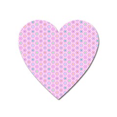 Hexagonal Pattern Unidirectional Heart Magnet by Dutashop