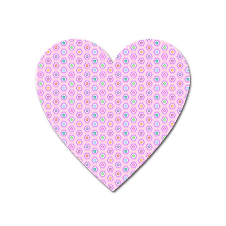 Hexagonal Pattern Unidirectional Heart Magnet