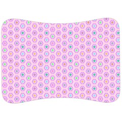 Hexagonal Pattern Unidirectional Velour Seat Head Rest Cushion by Dutashop