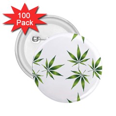 Cannabis Curative Cut Out Drug 2 25  Buttons (100 Pack)  by Dutashop