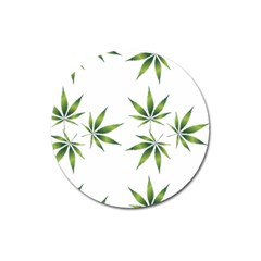 Cannabis Curative Cut Out Drug Magnet 3  (round) by Dutashop