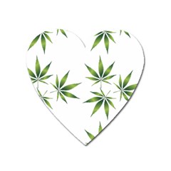 Cannabis Curative Cut Out Drug Heart Magnet by Dutashop