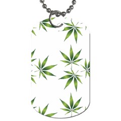 Cannabis Curative Cut Out Drug Dog Tag (two Sides) by Dutashop