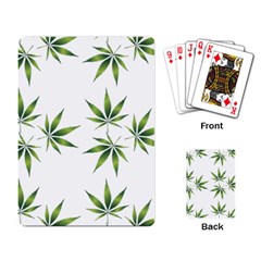 Cannabis Curative Cut Out Drug Playing Cards Single Design (rectangle)