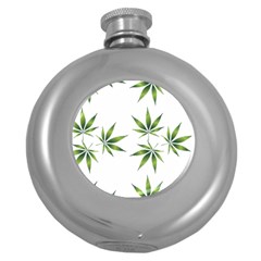 Cannabis Curative Cut Out Drug Round Hip Flask (5 Oz) by Dutashop