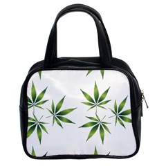 Cannabis Curative Cut Out Drug Classic Handbag (two Sides) by Dutashop