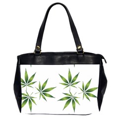 Cannabis Curative Cut Out Drug Oversize Office Handbag (2 Sides) by Dutashop