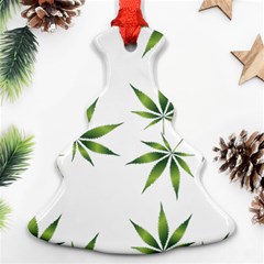 Cannabis Curative Cut Out Drug Ornament (christmas Tree)  by Dutashop