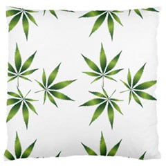 Cannabis Curative Cut Out Drug Large Flano Cushion Case (one Side) by Dutashop