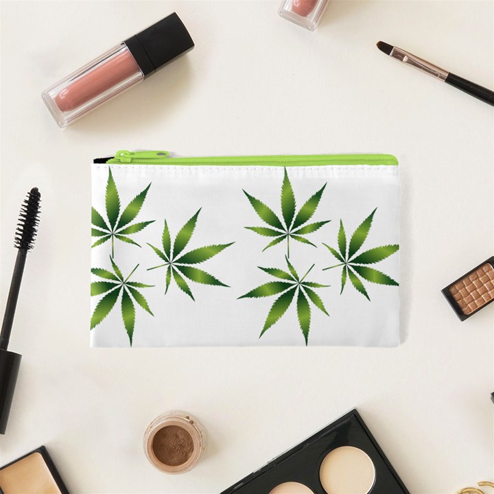 Cannabis Curative Cut Out Drug Cosmetic Bag (XS)