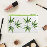 Cannabis Curative Cut Out Drug Cosmetic Bag (XS) Back