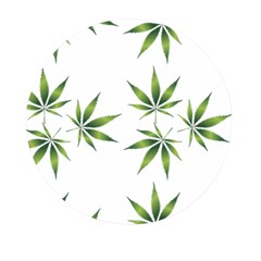 Cannabis Curative Cut Out Drug Mini Round Pill Box (pack Of 5) by Dutashop