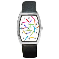 Pen Pencil Color Write Tool Barrel Style Metal Watch by Dutashop