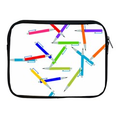 Pen Pencil Color Write Tool Apple Ipad 2/3/4 Zipper Cases by Dutashop