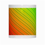 Orange Green Gradient Hunter White Mugs Center