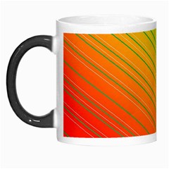 Orange Green Gradient Hunter Morph Mugs by Dutashop