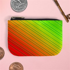 Orange Green Gradient Hunter Mini Coin Purse by Dutashop