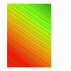 Orange Green Gradient Hunter Small Garden Flag (two Sides) by Dutashop