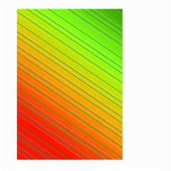 Orange Green Gradient Hunter Large Garden Flag (two Sides) by Dutashop