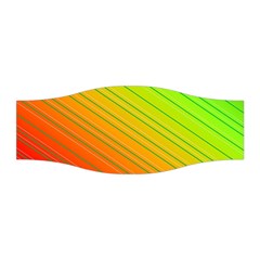 Orange Green Gradient Hunter Stretchable Headband by Dutashop