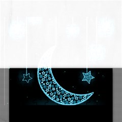 Moon Star Neon Wallpaper Rectangular Jigsaw Puzzl by Dutashop