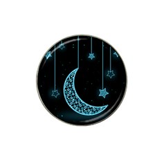 Moon Star Neon Wallpaper Hat Clip Ball Marker by Dutashop