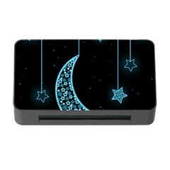 Moon Star Neon Wallpaper Memory Card Reader With Cf by Dutashop