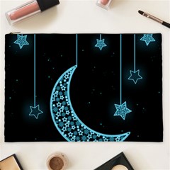 Moon Star Neon Wallpaper Cosmetic Bag (xxl) by Dutashop