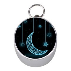 Moon Star Neon Wallpaper Mini Silver Compasses