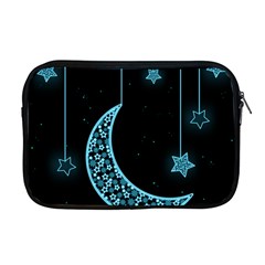 Moon Star Neon Wallpaper Apple Macbook Pro 17  Zipper Case by Dutashop